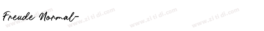Freude Normal字体转换